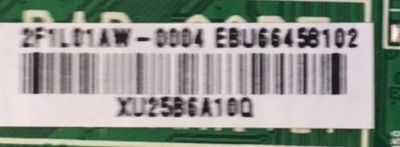 MAIN PARA TV LG 4K·UHD·HDR SMART TV / NUMERO DE PARTE EBU66458102 / EAX69581703 / 66458102 / EAX69581703(1.2) / DISPLAY LC500DQC (SP)A1) / MODELO 50UP7670PUC / 50UP7670PUC.BUSYLJM - Imagen 2